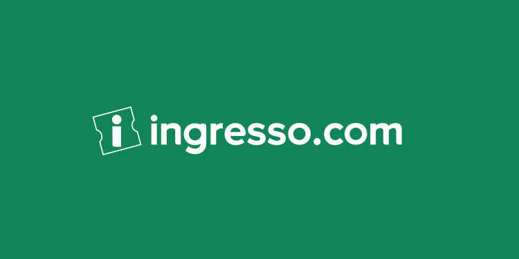 Ingresso.com logo with green background