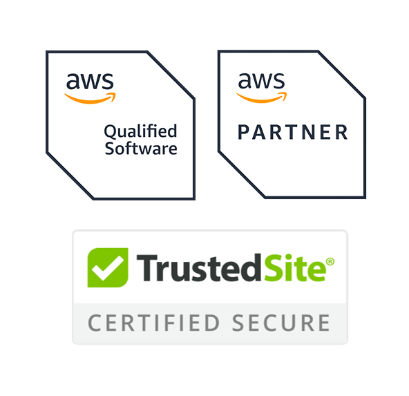 AWS and TrustedSite certifications