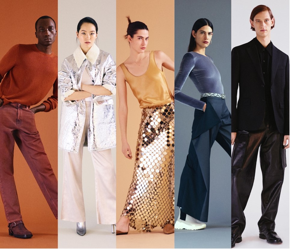 Models in different colored clothing FARFETCH Access