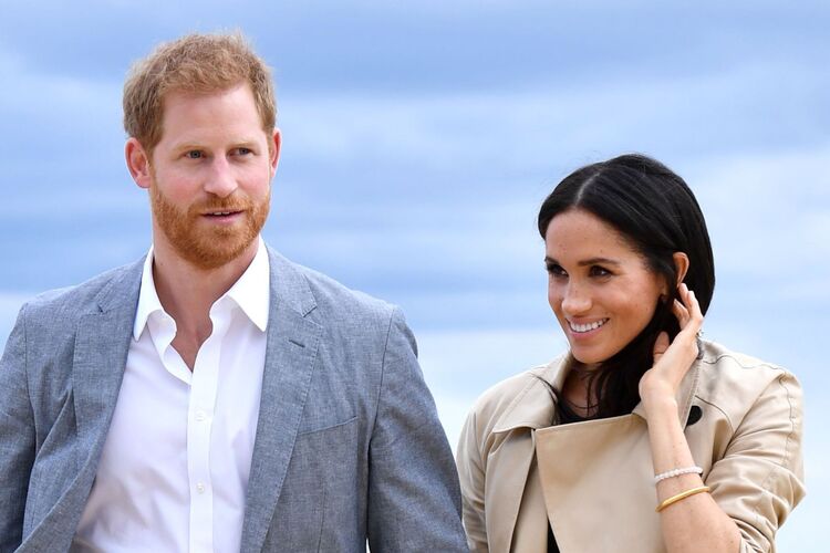 Meghan Markle and Prince Harry on Christmas