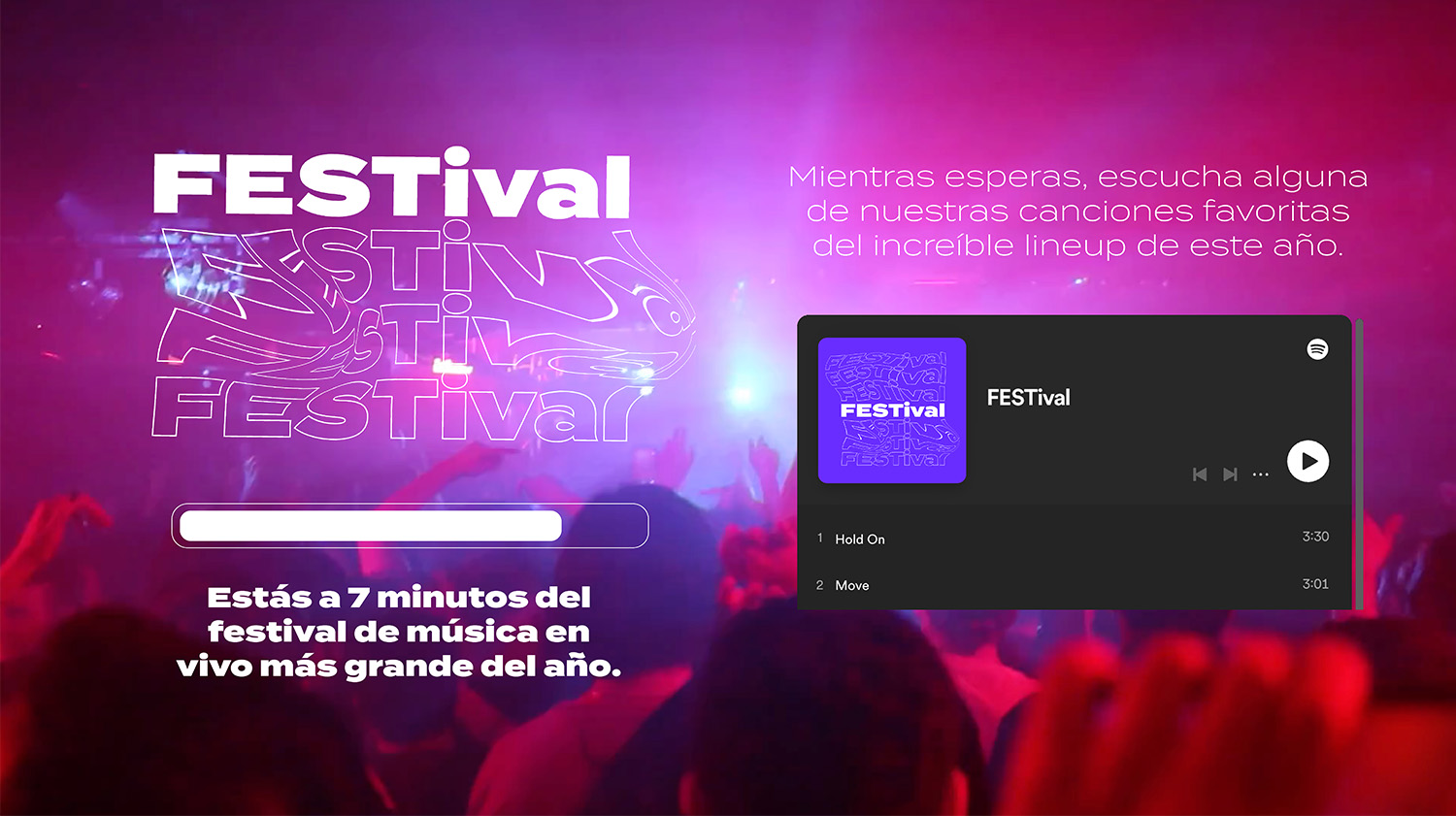 Fila virtual festival