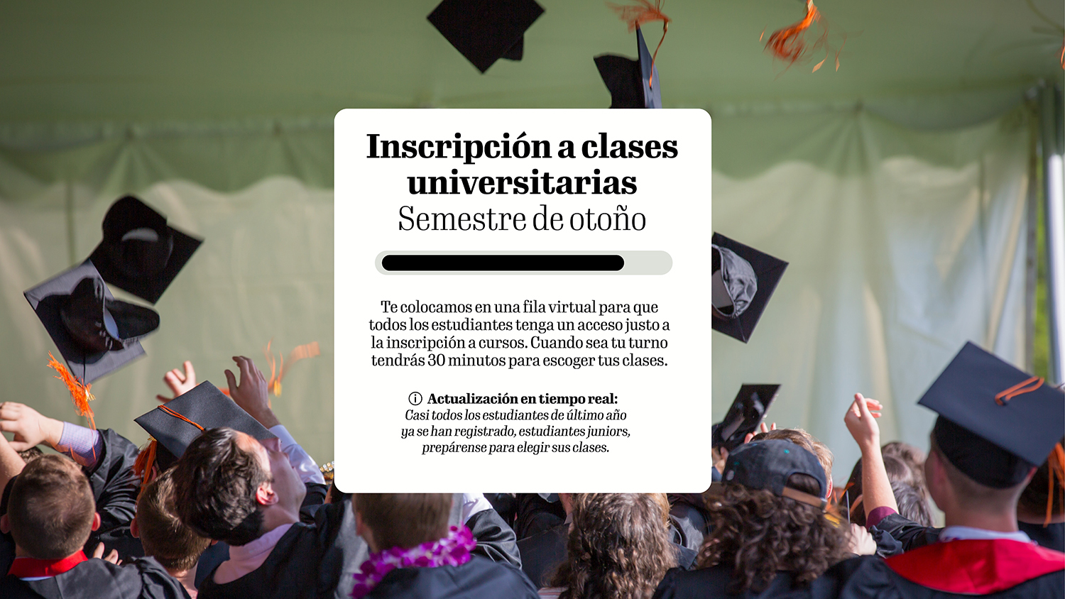 Fila virtual educación
